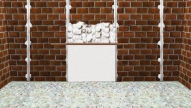 aligner les murs avec des balises avec du plâtre