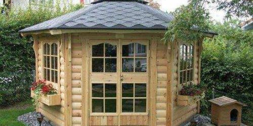 Gazebo vitré pour une résidence d'été