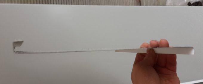 pente courbe sous la brique