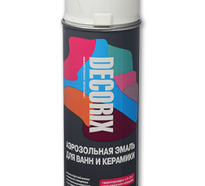 Laque en aérosol pour baignoires et céramiques DECORIX