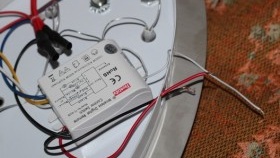 lustre en démontage