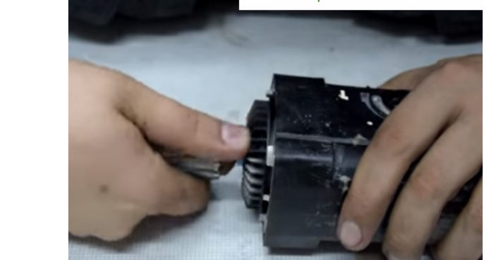 Installation des rotors