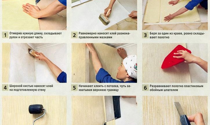 collage de papier peint