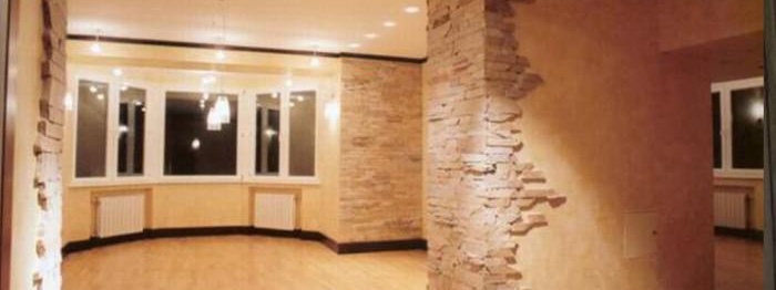 garniture d'angle en pierre