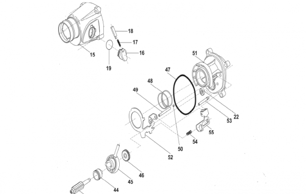 Le commutateur des modes du perforateur Interskol P-18/450ER