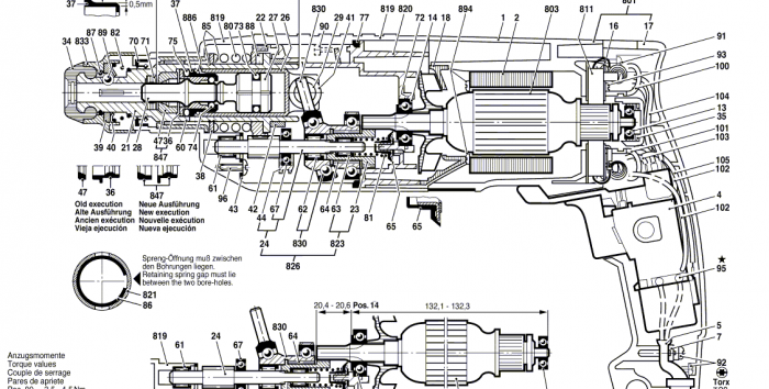 Perceuse Bosch 2-26 en coupe