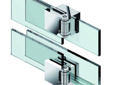 Charnières pour portes vitrées