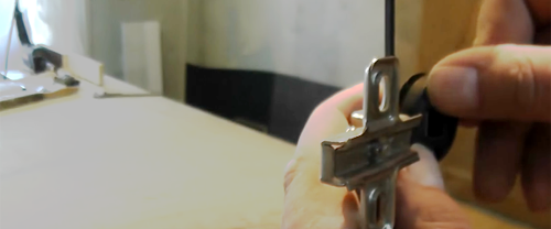 Fixation pour portes vitrées