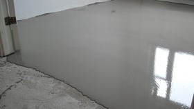 Séchage des sols autonivelants