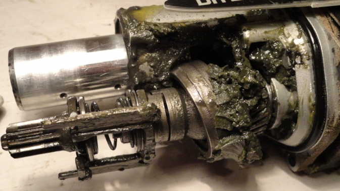 Type de lubrification immédiatement après démontage