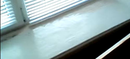 Réparation d'appui de fenêtre