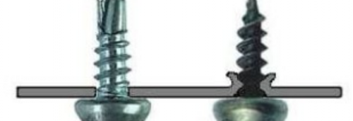 La différence dans l'utilisation des vis