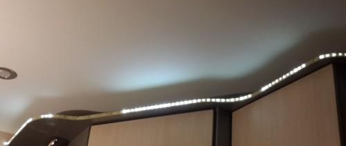 Brûlure partielle de la bande LED