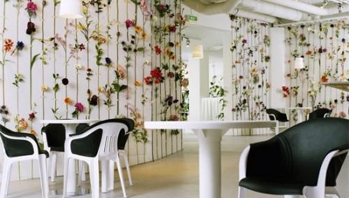 tissus comme décoration