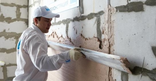 plâtre en blocs de mousse