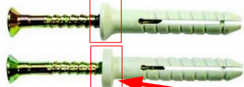 sélection de clous à cheville