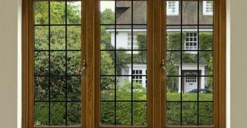 Fenêtres en bois modernes avec double vitrage