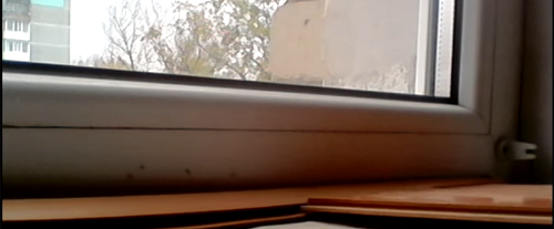 Réparation d'appui de fenêtre