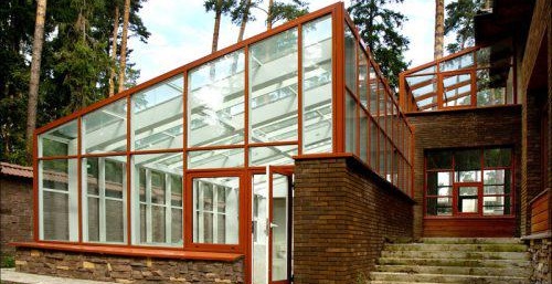 Jardins d'hiver en profilé aluminium