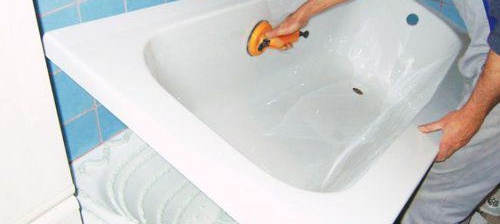 Restauration de la salle de bain avec liner acrylique