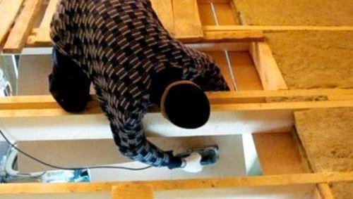 Plancher dans le grenier