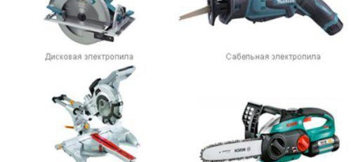 Utilisation d'une scie électrique