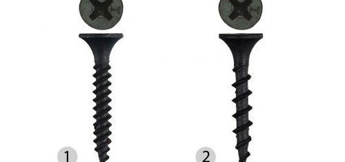 Choisir une vis à cloison sèche