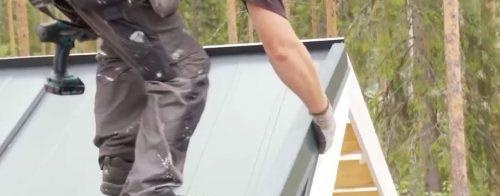 toiture en tôle d'acier à faire soi-même