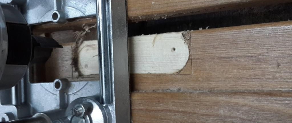 Insertion d'une boucle avec une fraise