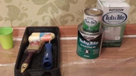 Outils de peinture de bain