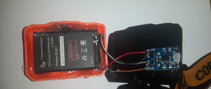 installer un circuit dans une lampe de poche