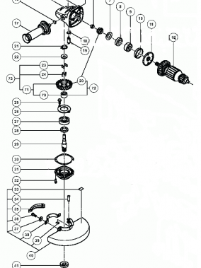 230 meuleuse de diagramme d'engrenage Hitachi g23 scy