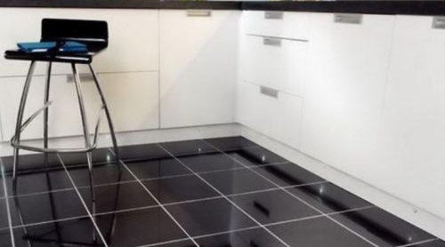 carreaux de sol brillants