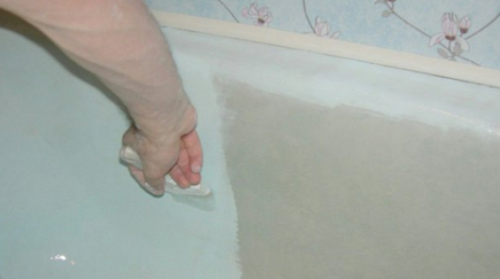 Renforcer l'émail du bain