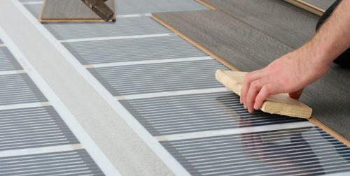 chauffage au sol et stratifié