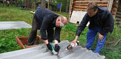 couper l'ardoise lors de la pose