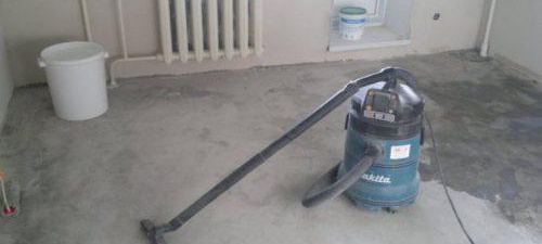 Préparation du support pour chauffage au sol