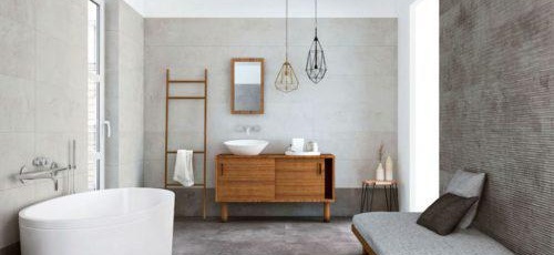 carreaux de salle de bain mats