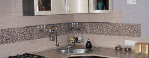 carreaux en relief dans la cuisine