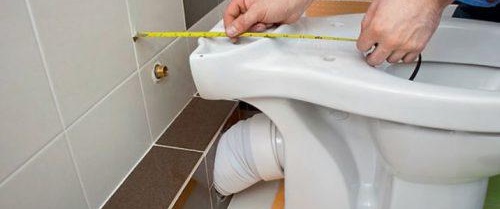 préparation pour l'auto-installation des toilettes