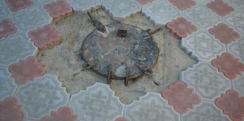 pose de carreaux de mortier