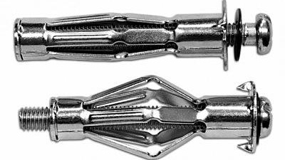 La cheville Molly est fabriquée en métal durable. La cheville Molly a des dents pour une fixation ferme sur la surface