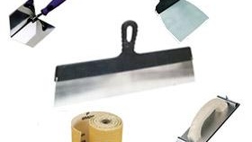 Outil pour mastiquer les murs photo