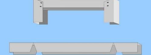 Profil de guide de courbe aux coins