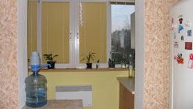 Agrandissement de la cuisine dû à la photo du balcon