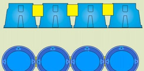 Connexion d'un groupe de prises Connexion d'un groupe de boîtes de prises photo