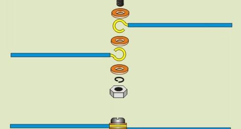 Raccordement vissé, par rondelles photo