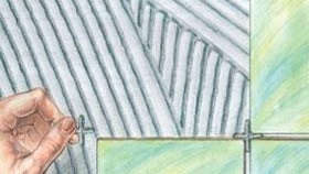 Nous insérons des croix en plastique photo