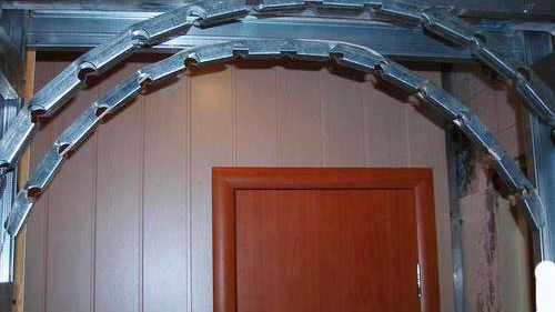 Utilisation d'un profil arqué