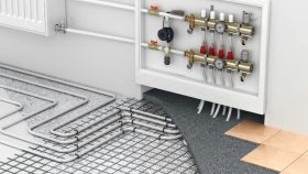 plancher chauffant à l'eau